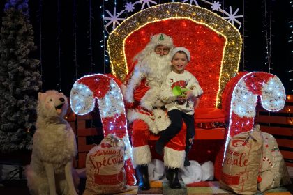 Photo avec le père Noël 2025