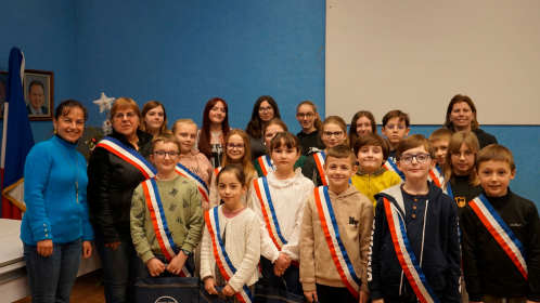 Remise des écharpes CMJ